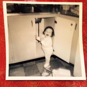 Innocent under the cupboards fun ~ EagleSpirit, Age 2